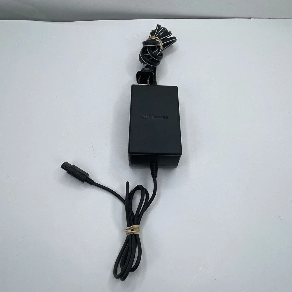 Nintendo GameCube AC Adapter DOL-002 Black Official OEM Power Supply 48W